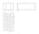 Suport Modular pentru Sticle 500x850mm