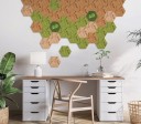 Organic Moss Hexagon Forest (Muschi Padure)