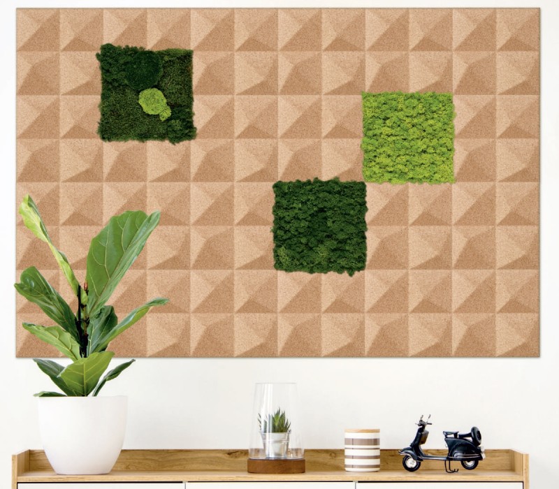 Organic Moss Square XL Flat and Pole