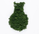 Organic Moss Drop Forest Green