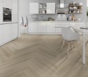 LVT ECO55 Chevron Raw Oak Light Natural 2,5mm