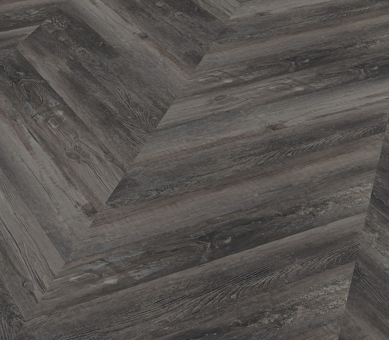 LVT ECO55 Chevron Smoked Pine Black 2,5mm
