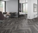 LVT ECO55 Herringbone Smoked Pine Black 2,5mm