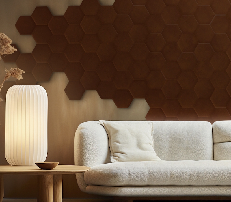 Panou Decorativ 3D Muratto Outrock HEZIE Rustic Oxide
