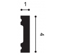 Plinta Poliuretan HD Flexibila Square 4cm, SX162F