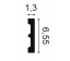 Plinta Poliuretan HD Flexibila Square 6,6cm, SX157F
