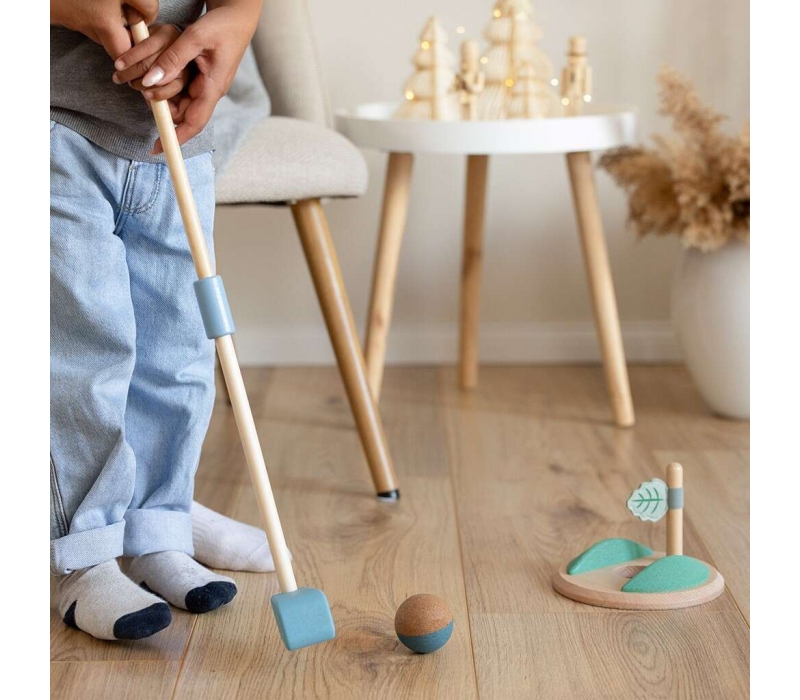 Jucarie ecologica din pluta KORKO Little Skittles, Set Bowling
