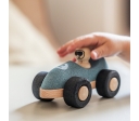 Jucarie ecologica din pluta KORKO E-Cork Racer, Masinuta Cursa Albastra