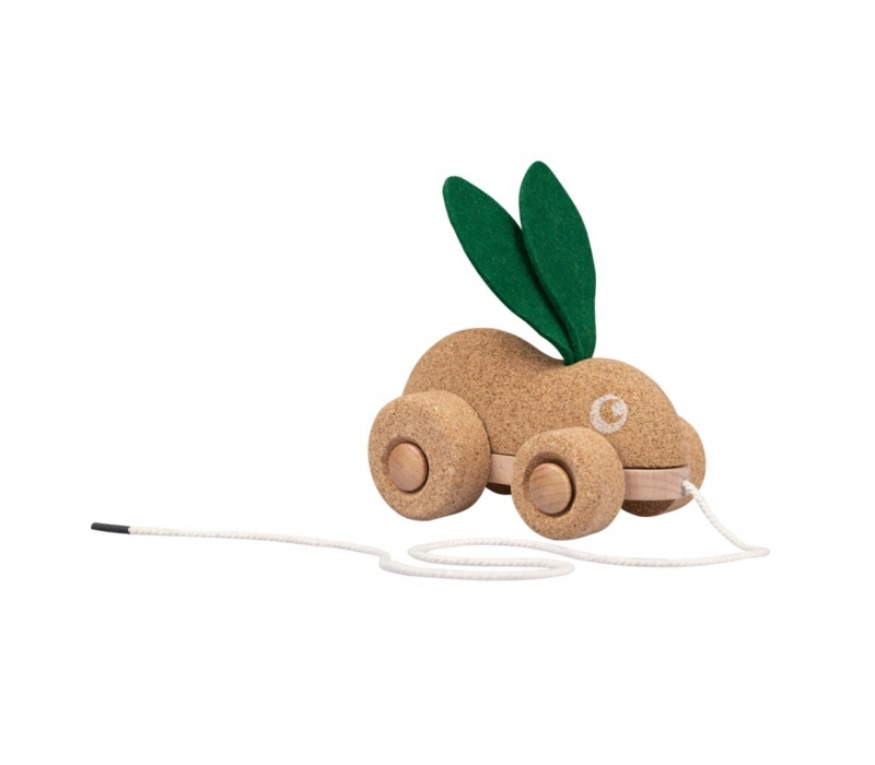 Jucarie ecologica din pluta KORKO Hopping Bunny, Iepurasul Topait