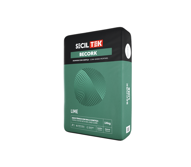 Tencuiala Termo si Fonoizolanta cu pluta BECORK LIME 14kg
