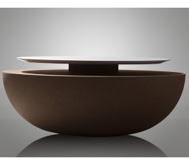 Masă Cafea din plută naturală DESIGN Moon Natural