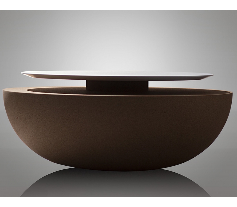 Masă Cafea din plută naturală DESIGN Moon Natural