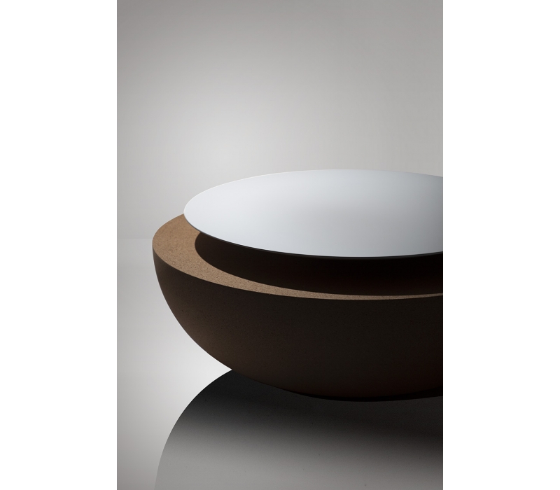 Masă Cafea din plută naturală DESIGN Moon Natural