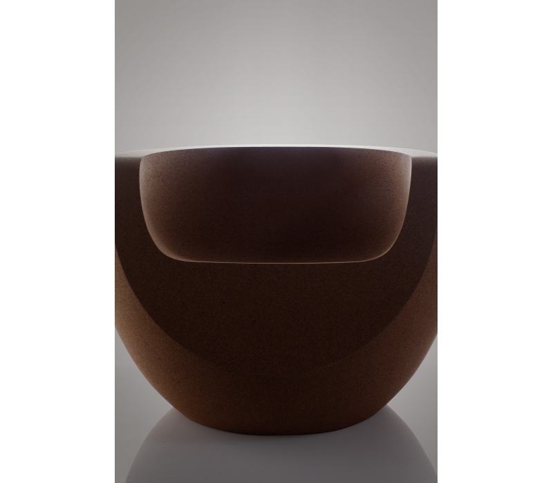 Fotoliu din plută naturală DESIGN Moon Natural