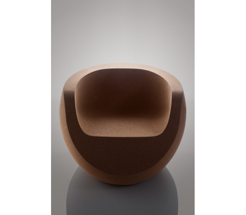 Fotoliu din plută naturală DESIGN Moon Natural