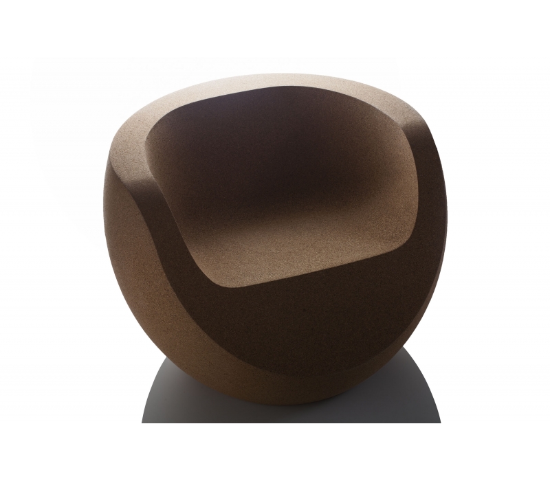 Fotoliu din plută naturală DESIGN Moon Natural