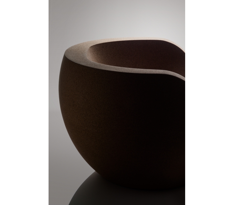 Fotoliu din plută naturală DESIGN Moon Natural