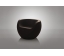 Fotoliu din plută naturală DESIGN Moon Negru