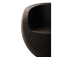 Fotoliu din plută naturală DESIGN Moon Negru