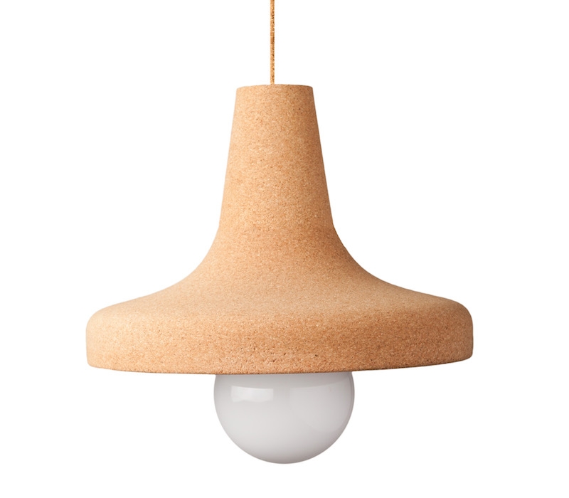Lustra din plută naturală DESIGN Attic Natural/Maro