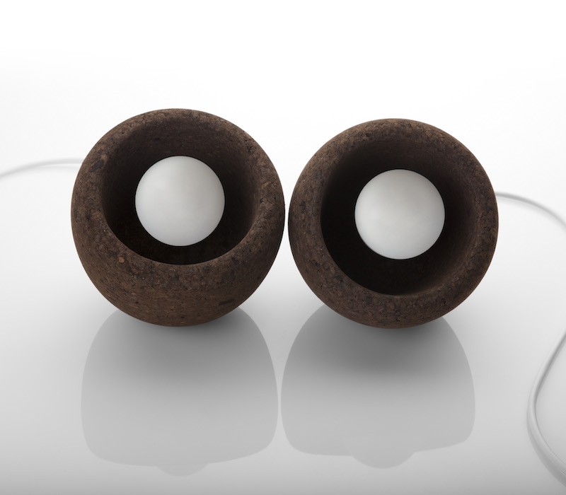 Lustra / Lampa Masa din plută naturală DESIGN Orb Natural/Maro S
