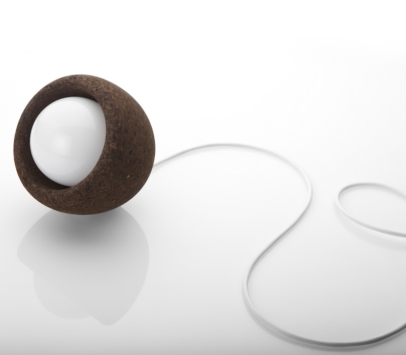Lustra / Lampa Masa din plută naturală DESIGN Orb Natural/Maro S