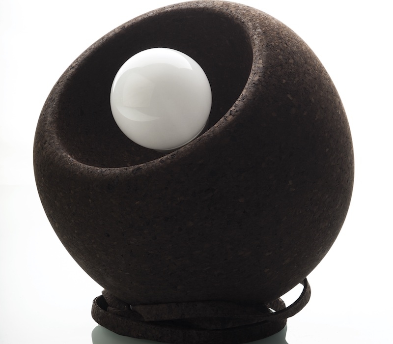 Lustra / Lampa Masa din plută naturală DESIGN Orb Natural/Maro S