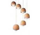 Lustra / Lampa Masa din plută naturală DESIGN Orb Natural/Maro L