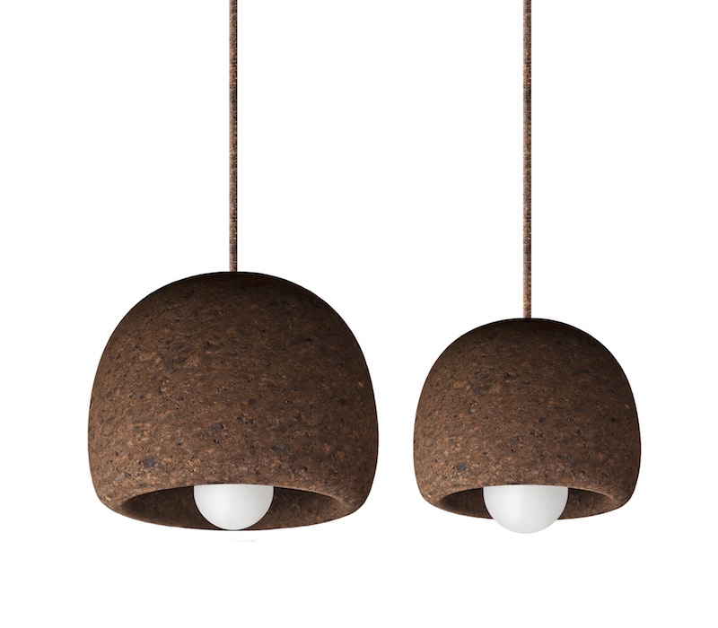 Lustra / Lampa Masa din plută naturală DESIGN Orb Natural/Maro L