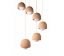 Lustra / Lampa Masa din plută naturală DESIGN Orb Natural/Maro L