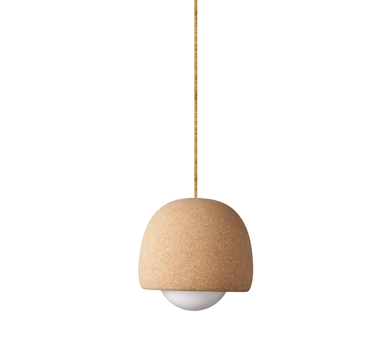 Lustra / Lampa Masa din plută naturală DESIGN Orb Natural/Maro XL