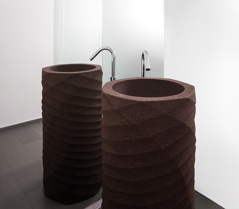 Lavoar freestanding din plută naturală NUSPA Sigma