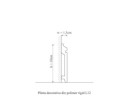 Plinta duropolimer, allegria, l12-10x1.5x200 cm