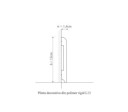 Plinta duropolimer, allegria, l13-12x1.4x200 cm