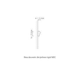 Brau duropolimer, allegria, m2 - 2.1x1.1x200 cm