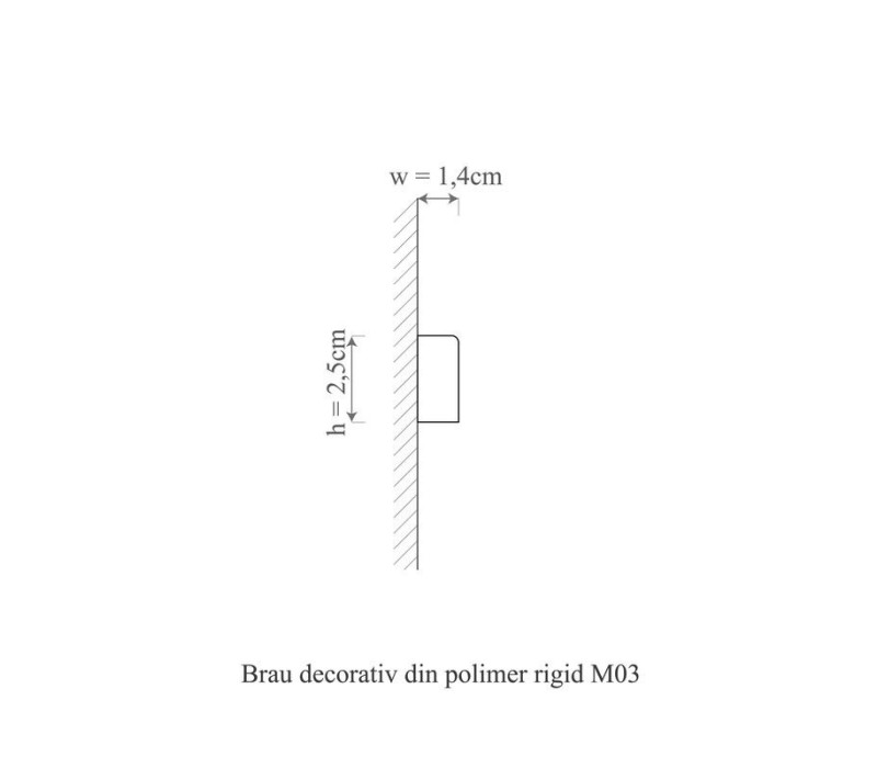 Brau duropolimer, allegria, m3 - 2.5x1.4x200 cm
