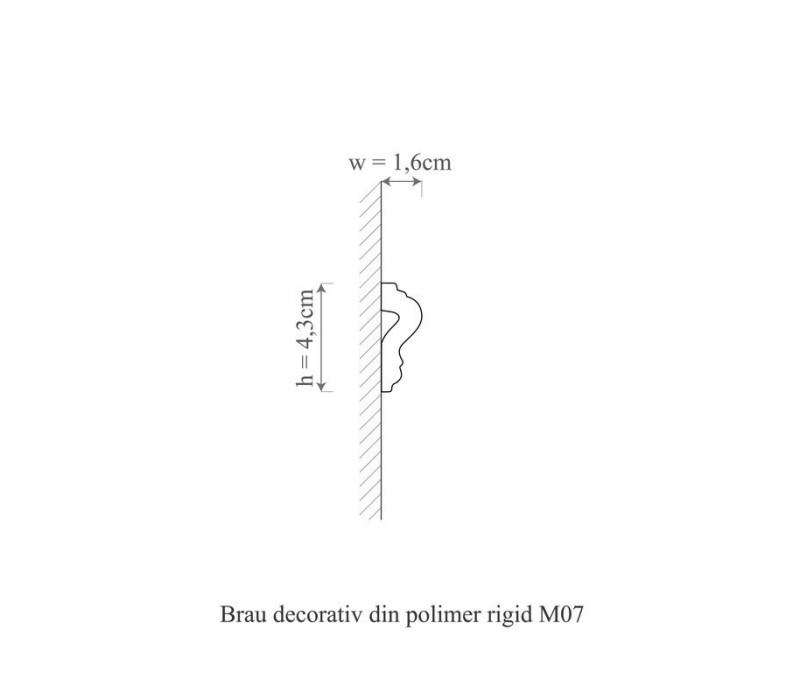 Brau duropolimer, allegria, m7 - 4.3x1.6x200 cm