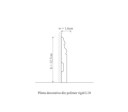 Plinta duropolimer, allegria, l10-12.7x1.6x200 cm