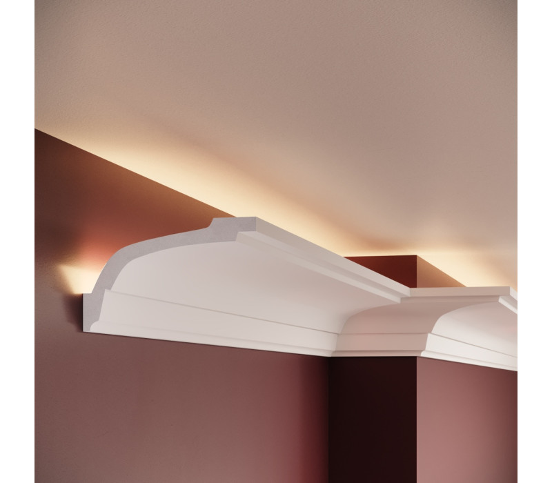 Cornisa poliuretan, Manavi, P836-6.5x12x200cm
