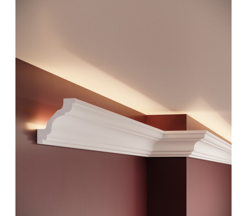 Cornisa poliuretan, Manavi, P819 - 6.8x6.4x200 cm