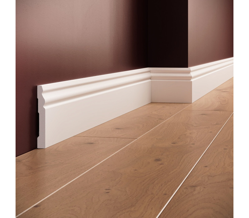 Plinta polimer rigid, Manavi, S6-9.6x1.3x200 cm