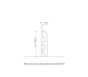 Plinta poliuretan flexibil, Manavi, S7F-10x2x200 cm