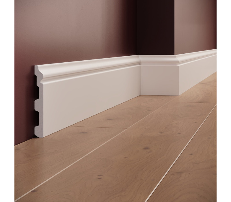 Plinta polimer rigid, Manavi, S13-12x1.5x200 cm