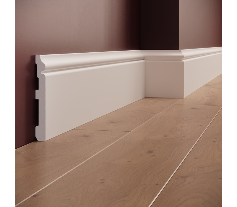 Plinta polimer rigid, Manavi, S15-13.8x1.7x200 cm