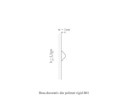 Brau polimer rigid, Manavi, B1 - 2.3x1x200 cm