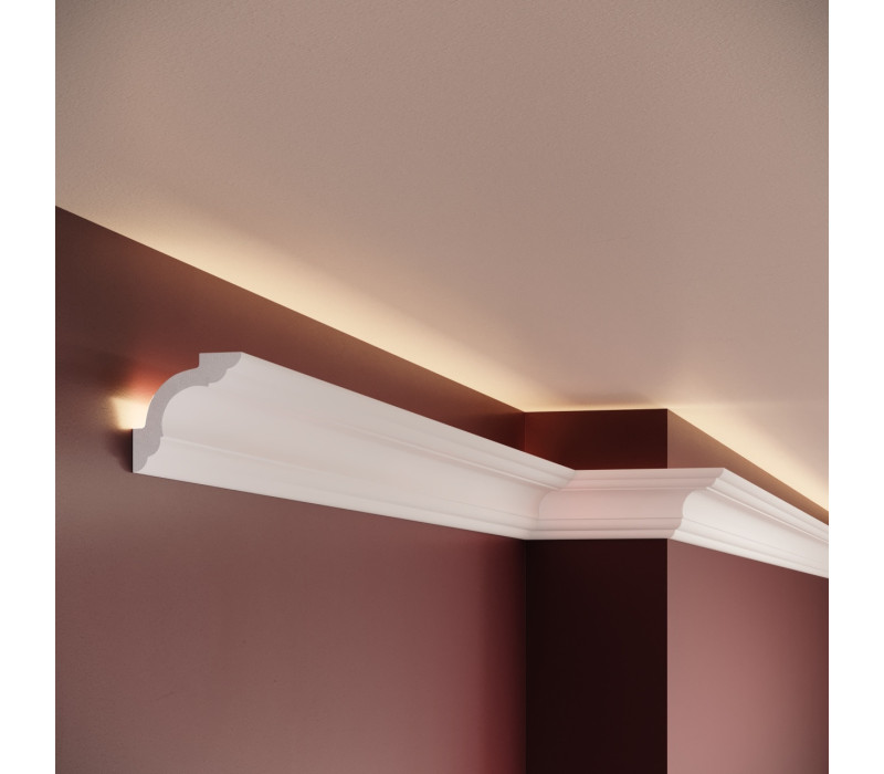 Cornisa polimer rigid, Manavi, C9 - 5x5x200 cm
