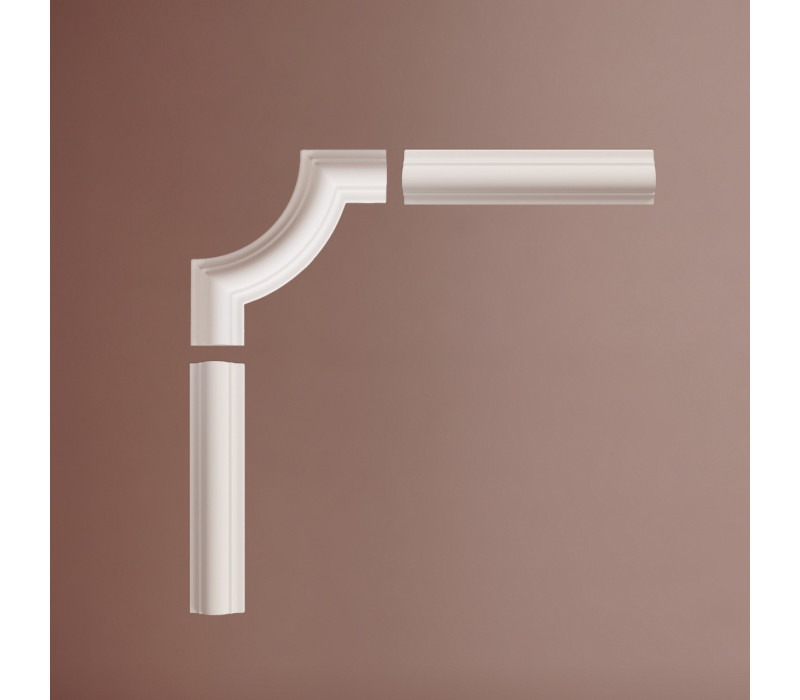Chenar din poliuretan, Manavi, CR810C - 14.5x1.8x14.5 cm