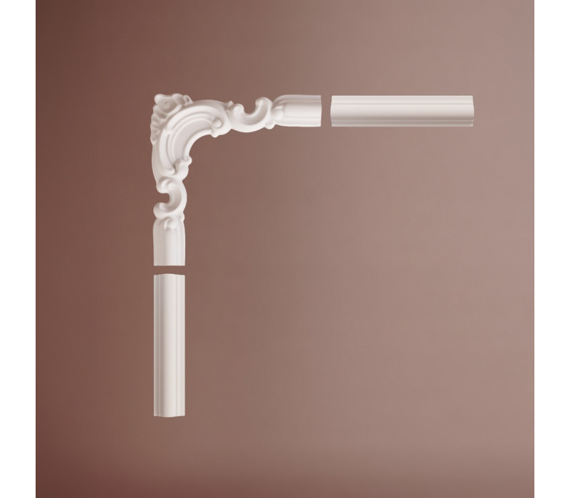 Chenar din poliuretan, Manavi, CR810BL - 21x1.8x21 cm