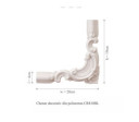 Chenar din poliuretan, Manavi, CR810BL - 21x1.8x21 cm