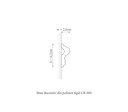 Brau poliuretan, Manavi, CR889 - 6.2x2.6x200 cm